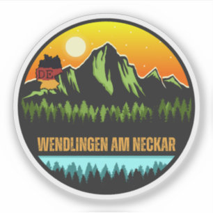 Adesivo Wendlingen am Neckar, Baden-Württemberg Alemanha