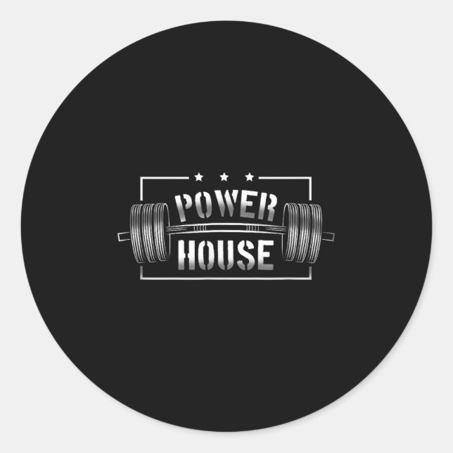 Adesivo Wer House Gym Motivation Bold Statement  (Frente)