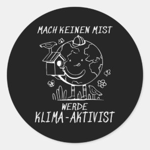 Adesivo Werde Klimaaktivist Clima do Aquecimento Global