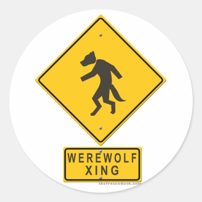Adesivo Werewolf XING (Frente)