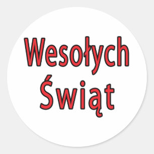 Adesivo Wesolych Swiat