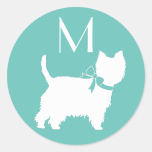 Adesivo West Highland Terrier Dog Puppy Westie