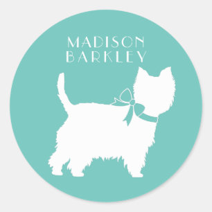 Adesivo West Highland Terrier Dog Puppy Westie