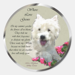 Adesivo West Highland White Terrier Gifts