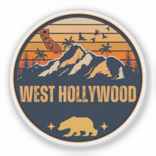 Adesivo West Hollywood, Califórnia