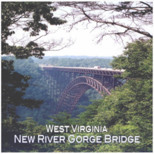 Adesivo West Virginia dos EUA - Ponte New River Gorge -