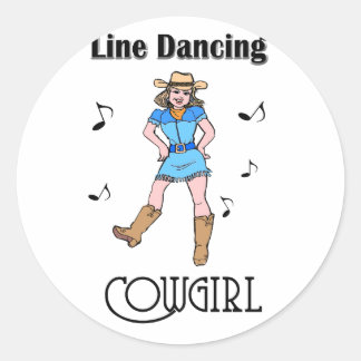 Adesivo Western "Line Dancing Cowgirl"