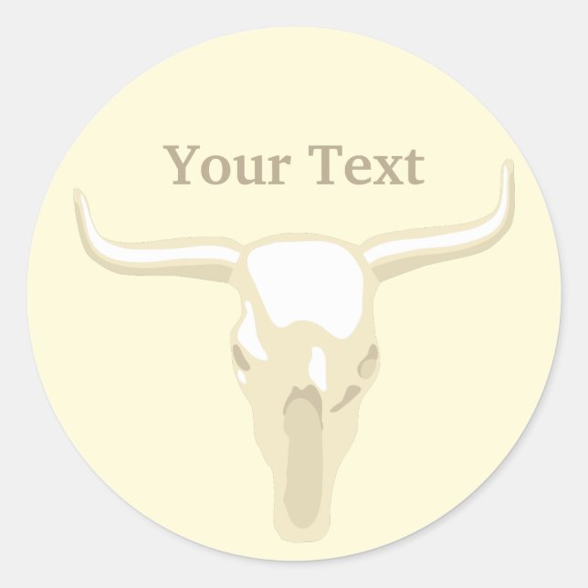 Adesivo Western Longhorn Sticker (Frente)