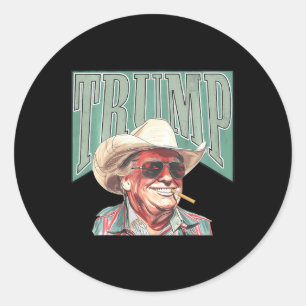Adesivo Western Make America Excelente Trump Pai 1