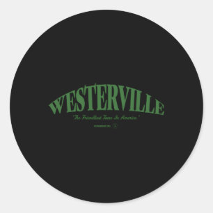 Adesivo Westerville Friendliest Town Na América