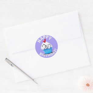 Adesivo Westie BIRTHDAY KiniArt Stickers