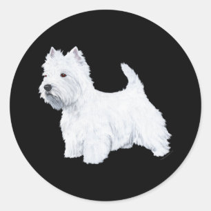 Adesivo Westie em pé