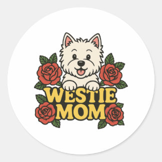Adesivo Westie Mom