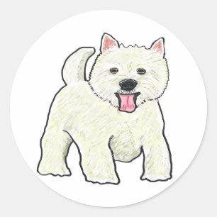 Adesivo Westie West Highland White Terrier
