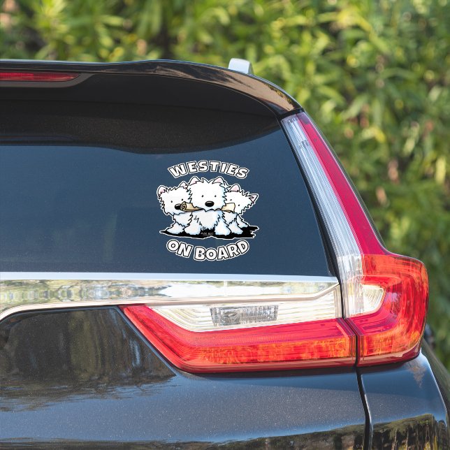 Adesivo WESTIES ON CONSELHO Sticker (Lado do carro)