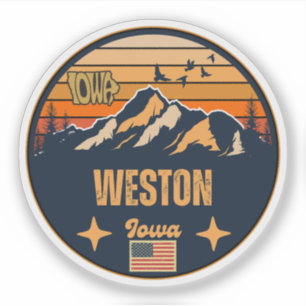 Adesivo Weston, Iowa