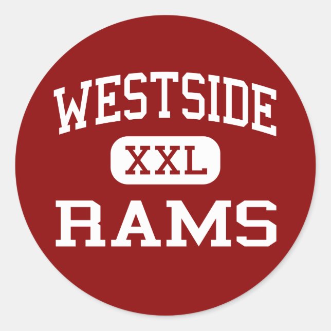 Adesivo Westside - Rams - High - Anderson Carolina do Sul (Frente)