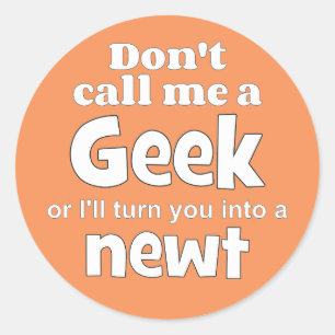 Adesivo Wf do newt do geek