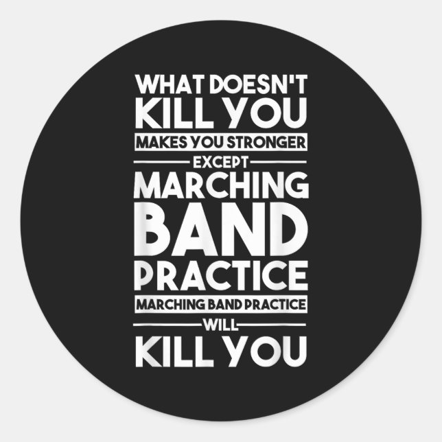 Adesivo What Doesn't Kill You Makes U Stronger Except Marc (Frente)