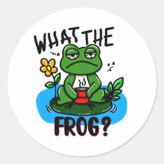 Adesivo What the frog?