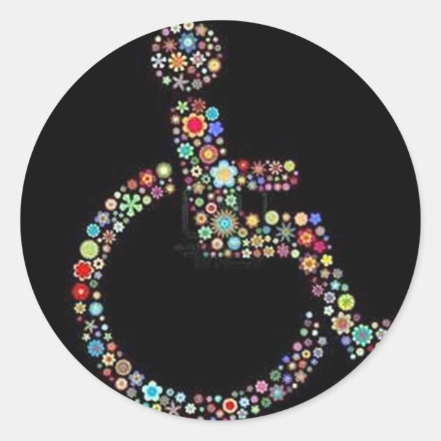 Adesivo wheelchair_funky_zazzle.jpeg (Frente)