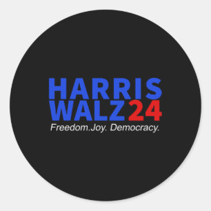 Adesivo Wheimer24 Liberdade Joy Democracy Kamala Harris Wa