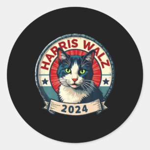 Adesivo Wheimer 2024 Engraçado Gato Eleição Kamala Harris