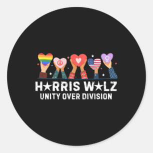 Adesivo Wheimer 2024 Unity Over Division Harris W 2024 1