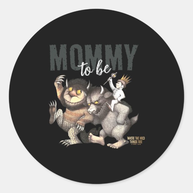 Adesivo Where The Wild Things Are Mommy To Be  (Frente)