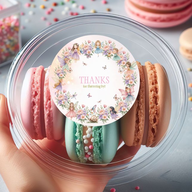 Adesivo Whimsical fairy garden 1st birthday  (Criador carregado)