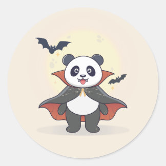 Adesivo Whimsical Panda Wizard with Magic Hat