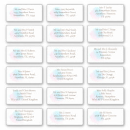 Adesivo Whimsical Pastel Convidou Endereços Individuais