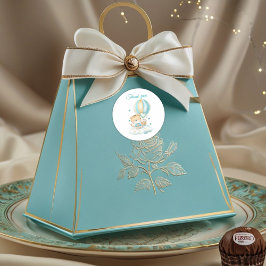 Adesivo Whimsical Watercolor baby tiger Thank You Sticker