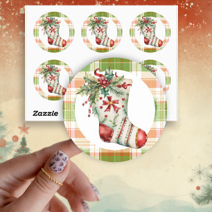 Adesivo Whimsical Watercolor - Stocks de Natal