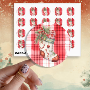 Adesivo Whimsical Watercolor - Stocks de Natal