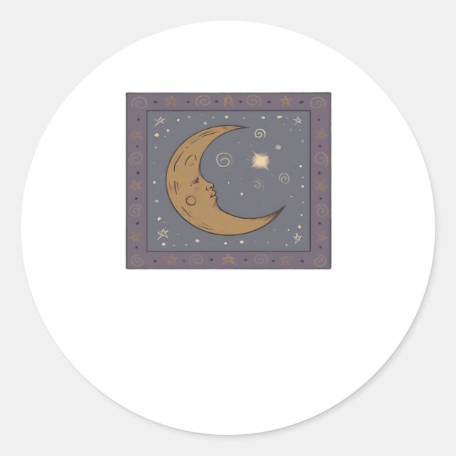 Adesivo Whimsigoth Moon Classic (Frente)