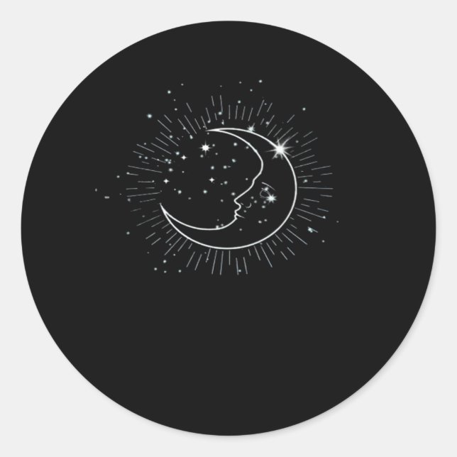 Adesivo Whimsigoth Starry Night Won Witchy Classic (Frente)