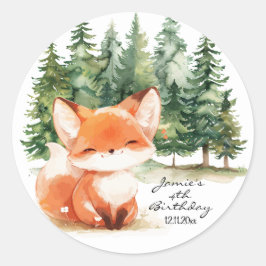 Adesivo Whimsland Baby Fox 4th Birday