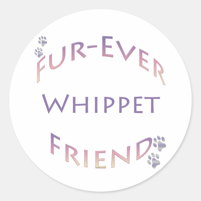 Adesivo Whippet Fuever Amigo (Frente)