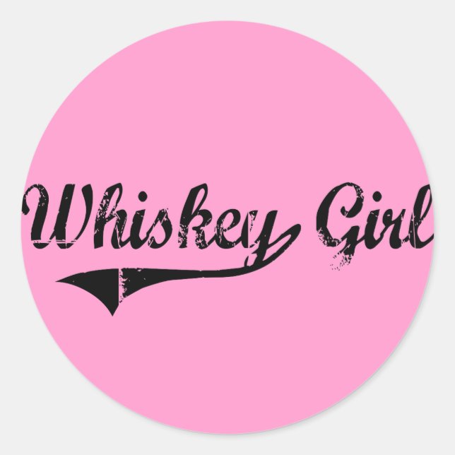 Adesivo Whiskey Girl (Frente)