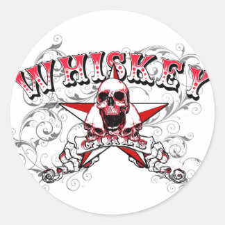 Adesivo Whiskey Girls Skulls Sticker