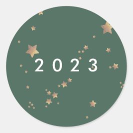 Adesivo White Christmas das estrelas modernas - feliz ano 