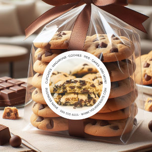 Adesivo White Cookies de Fotografias Personalizadas da Pan