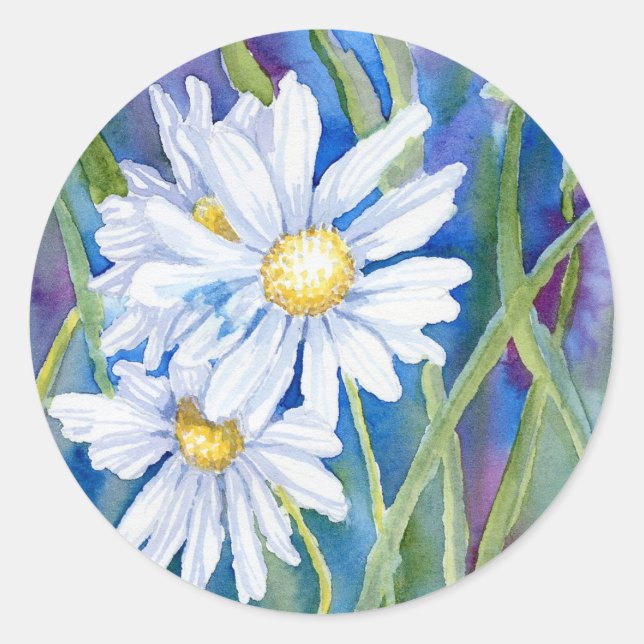 Adesivo "White Daisies" (Frente)