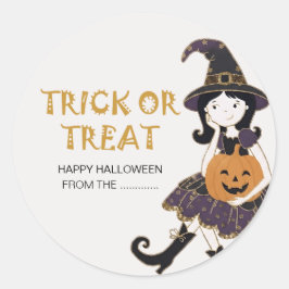 Adesivo White | Halloween Little Witch