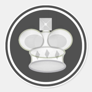 Adesivo White King Chess Piece