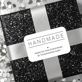 Adesivo White Minimalist Handmade Artisan Gratitude
