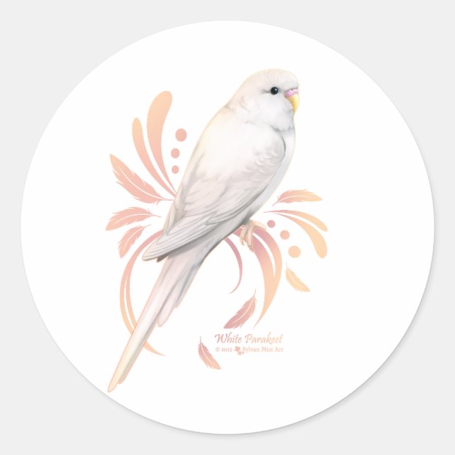 Adesivo White Parakeet (Frente)