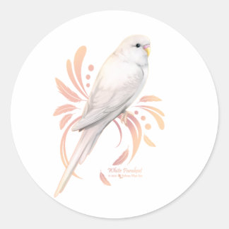 Adesivo White Parakeet