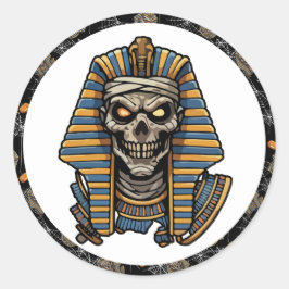 Adesivo 🤍 White Pharaoh Mummy Stickers 🎃 👑